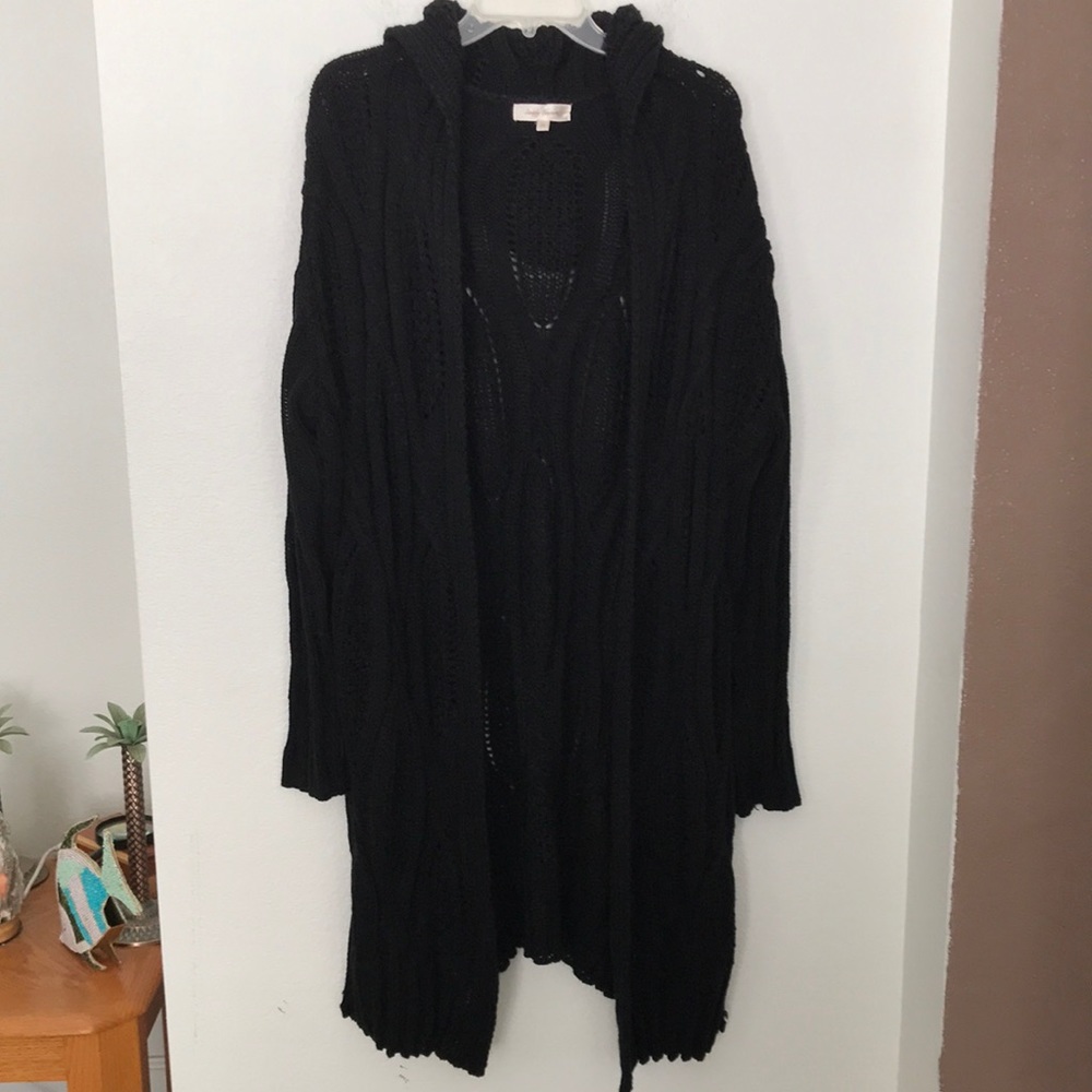 SIMPLY COUTURE NEW SWEATER SOFT, CHUNKY & BLACK SIZE 2X IN EXCELLENT CONDITION!